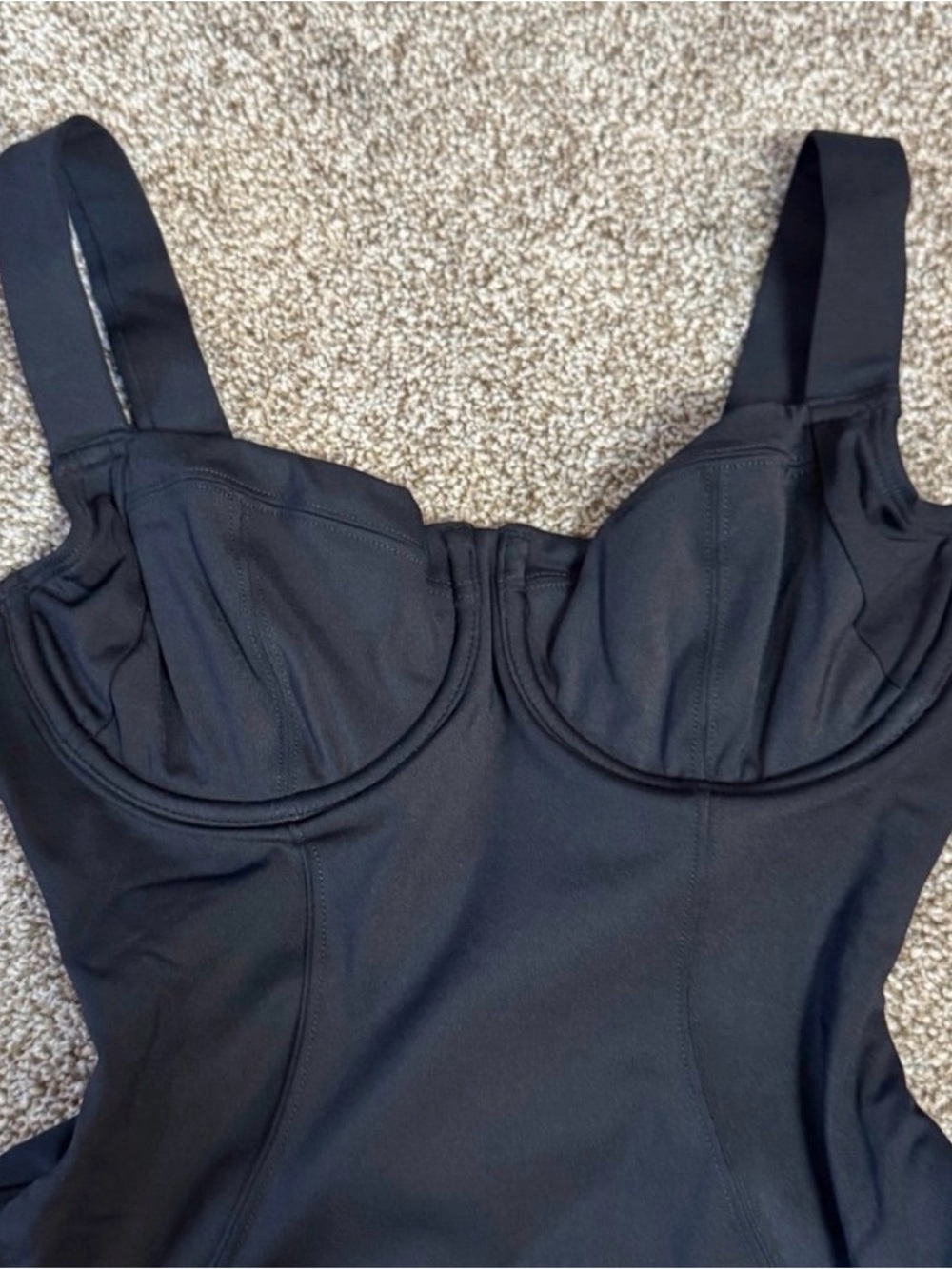 TA3 Lifty One Piece Shapewear Swimsuit Size Medium Short B/C Cup Hi-Cut